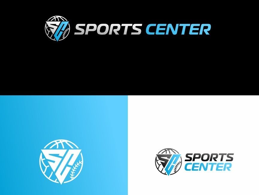 E-sport, Baseball, Basketball, Football, Hockey Sports Logo