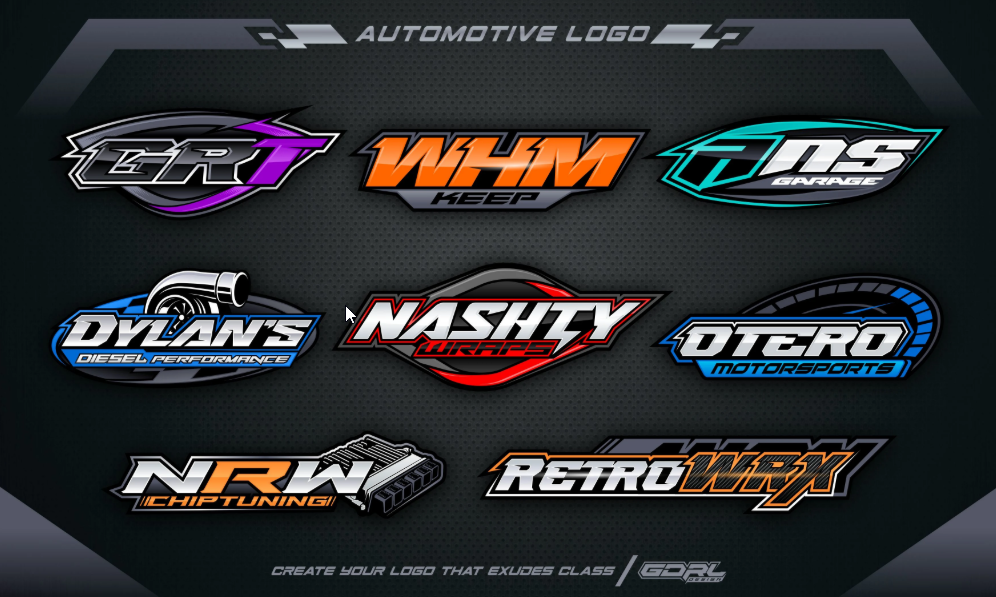 Create an Amazing Racing and Automotive Logo Design