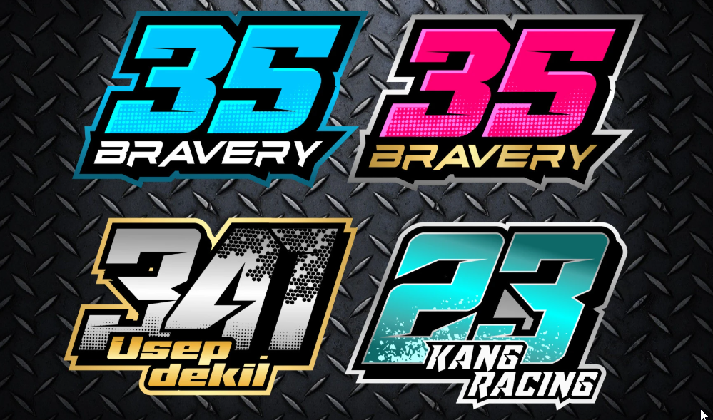 powerful, modern, and professional automotive logo design