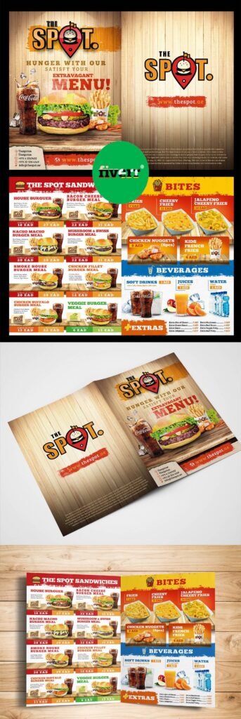 Creative Food Menu & Restaurant Menu Design