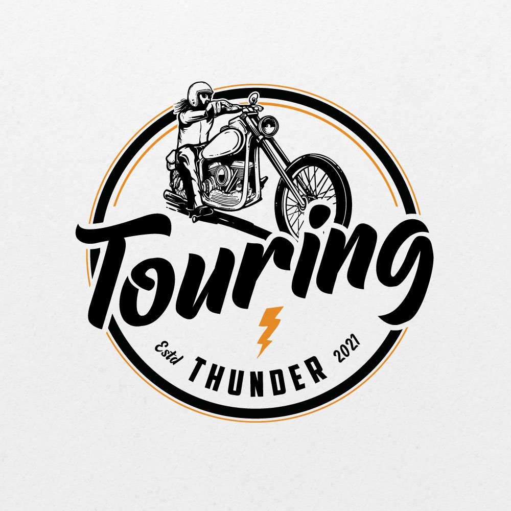 Bike shop, cycling club, rental service, mountain biking brand, delivery service, or apparel store, a colorful logo