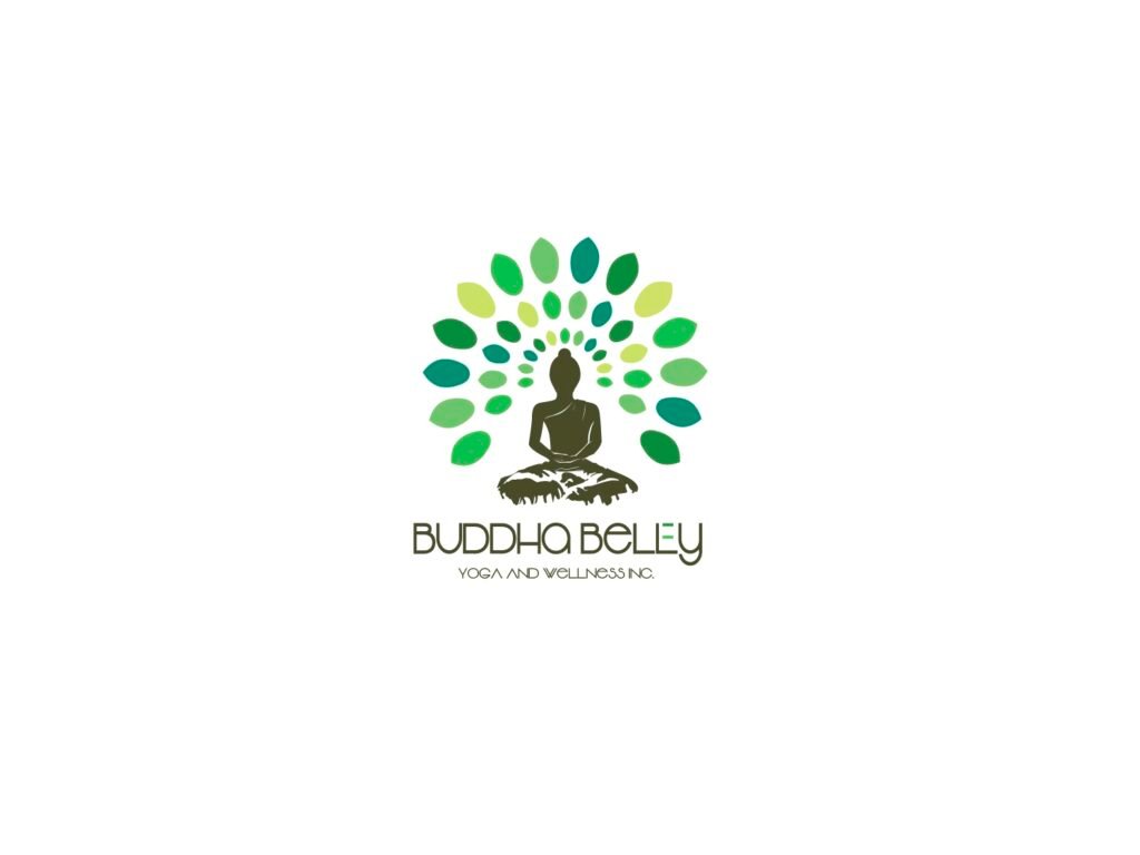 Modern Yoga, Wellness & Spa Logo Design
