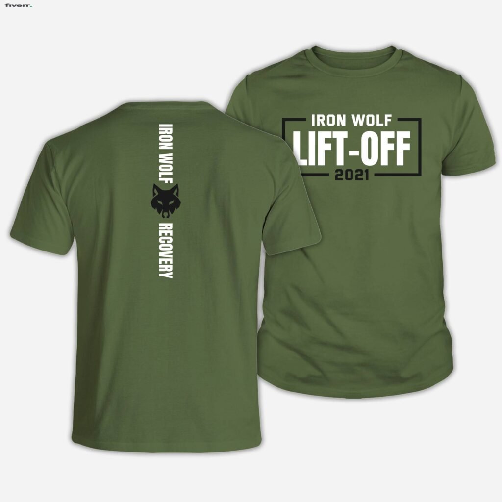 A typography-based t‑shirt logo is also highly adaptable