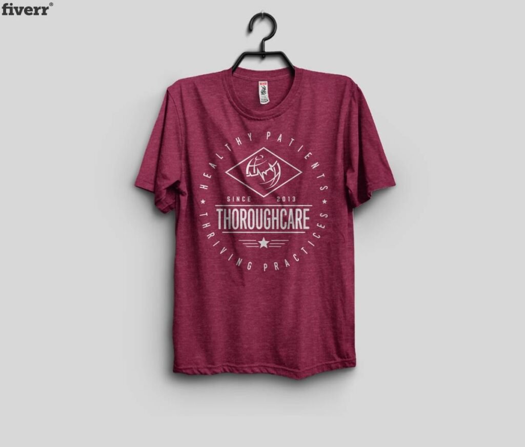 Minimalist Typography T-shirt Logo Design Service