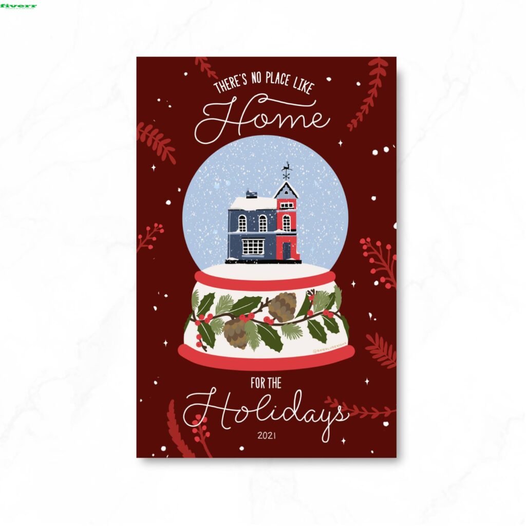 Custom Christmas & Invitation Card Design for All Occasions
