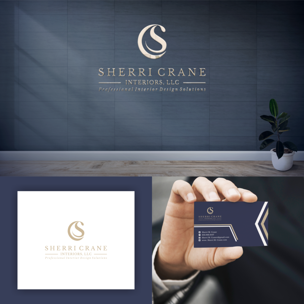 Professional Corporate Business Card with QR Code Design