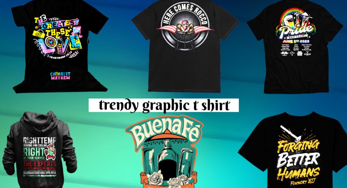 Custom Trendy Graphic T-Shirt Design for Modern Brands & Streetwear