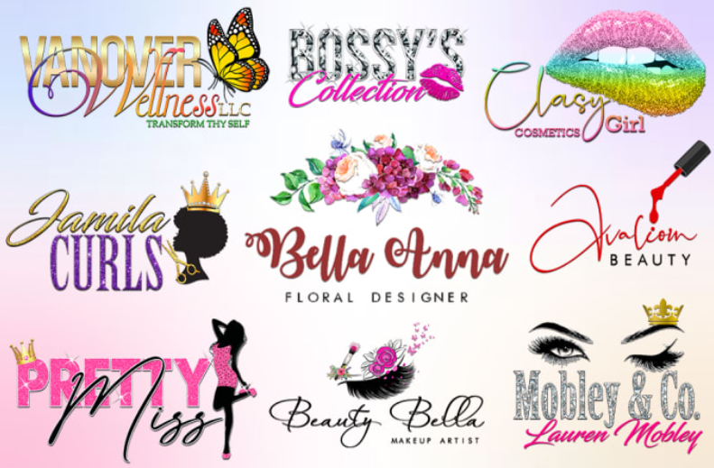Luxury Beauty & Eyelash Logo Design for Salons & Studios