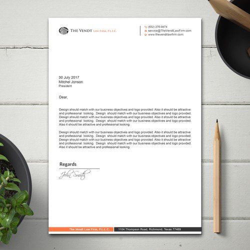 Professional Business Invoice and Letterhead Design