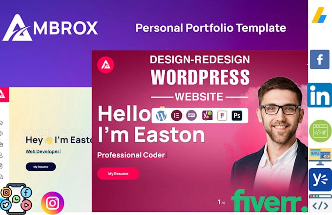 I will be your wordpress developer, website designer, and create business website