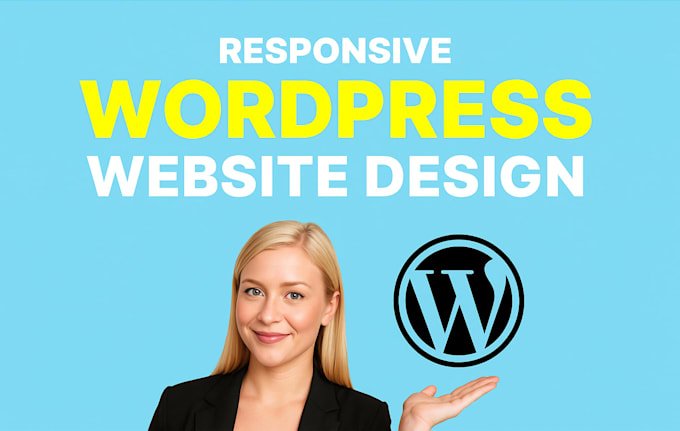 I will build responsive wordpress website design