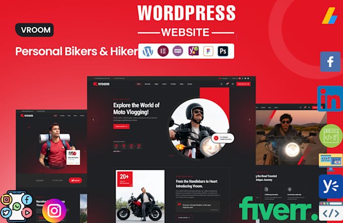 I will build wordpress website, business, website design or blog