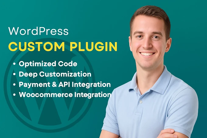 I will create a custom wordpress plugin or theme for you