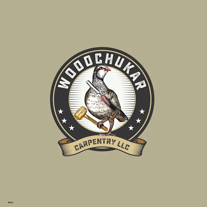 I will design outstanding carpentry logo for your business