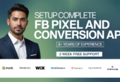 I will setup meta facebook pixel shopify, conversion API, catalog, ga4, fix pixel
