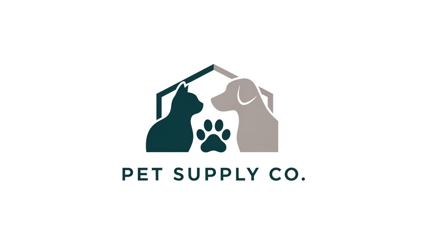 I Will Design Minimalist Pet Cat Dog and Animal Supply Logos