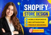 I will be your shopify developer, redesign shopify, liquid, dropshipping store
