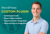 I will create a custom wordpress plugin or theme for you