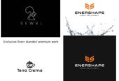 I will create professional minimalist business logo design