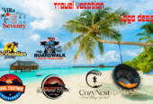 I will design travel agency tourism and vacation logo