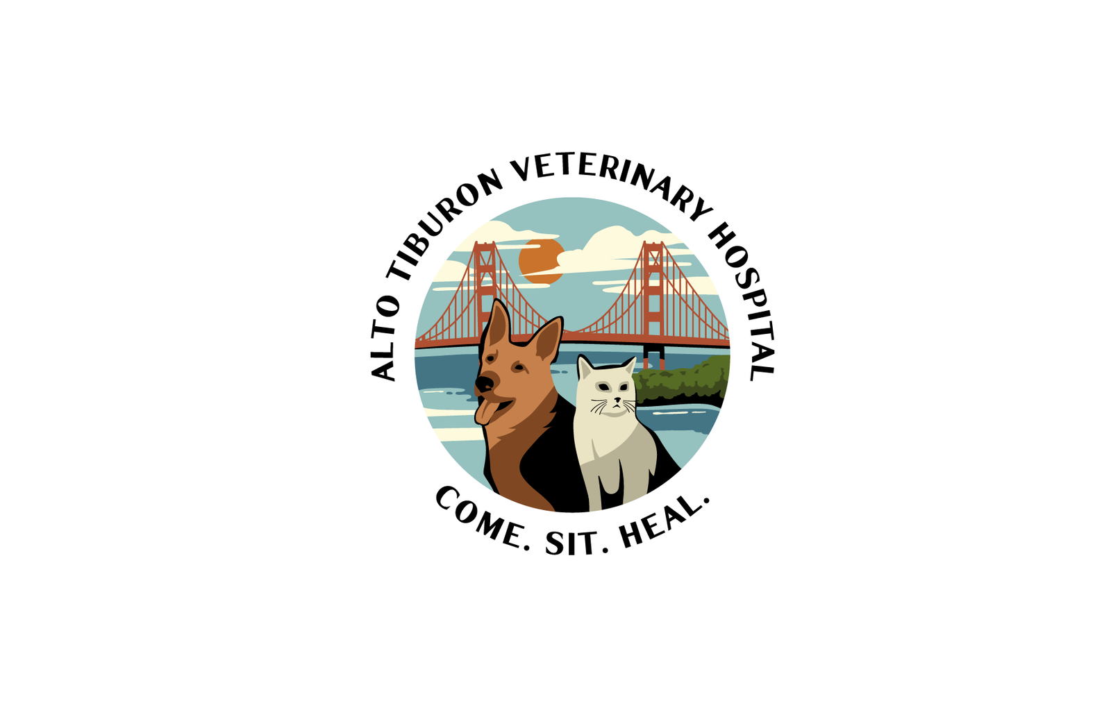 I will do modern animal dog pet care veterinary logo