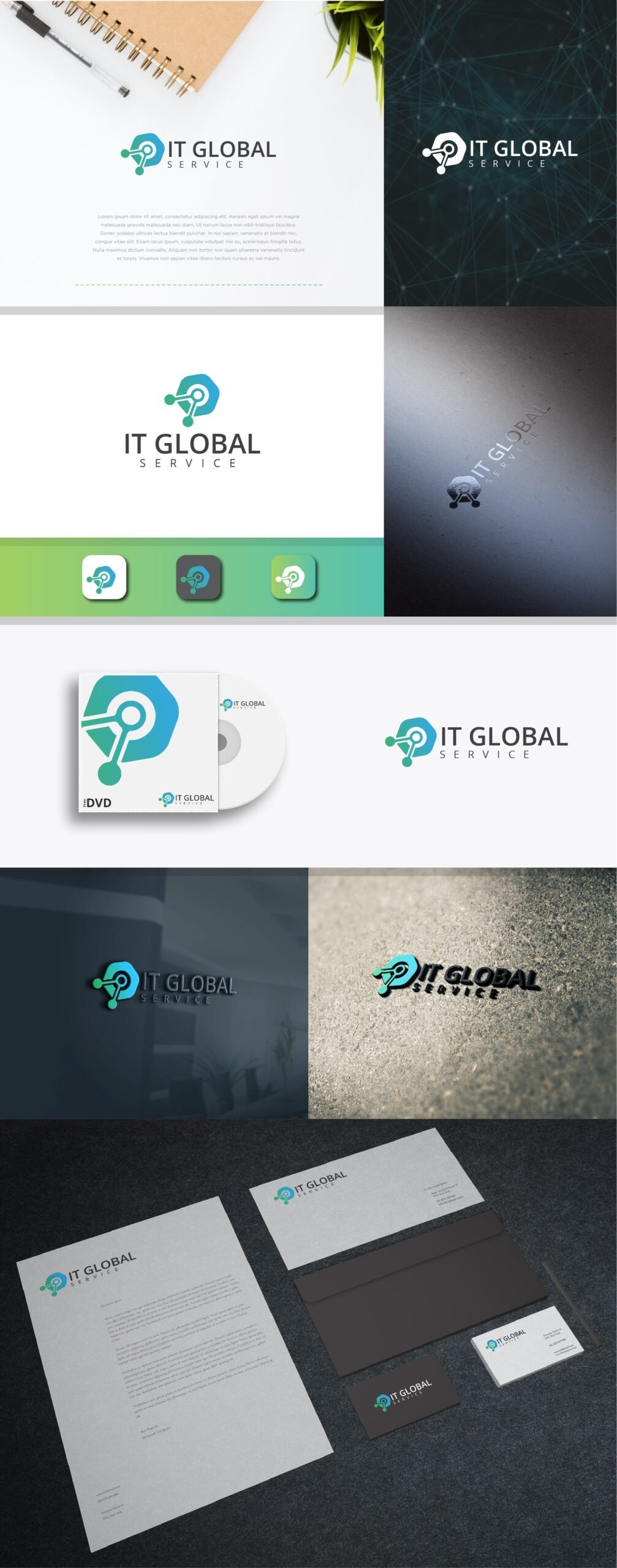 I will design digital agency logo company brand