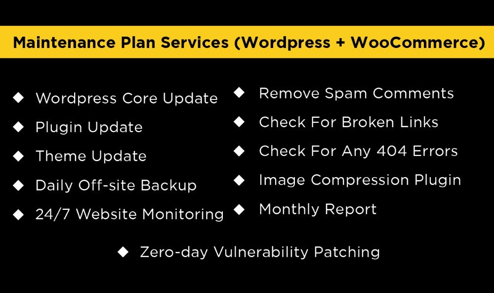 I will provide wordpress maintenance and support or help