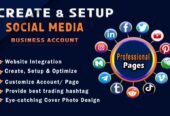 I will create and set up facebook business page, instagram, and all social media accounts