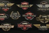 I well Vintage Automotive & Car Logo Design Custom Classic Car Branding