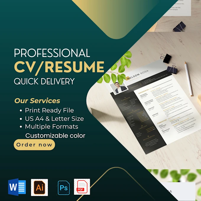 I Will Design & Rewrite Your CV / Resume Professionally