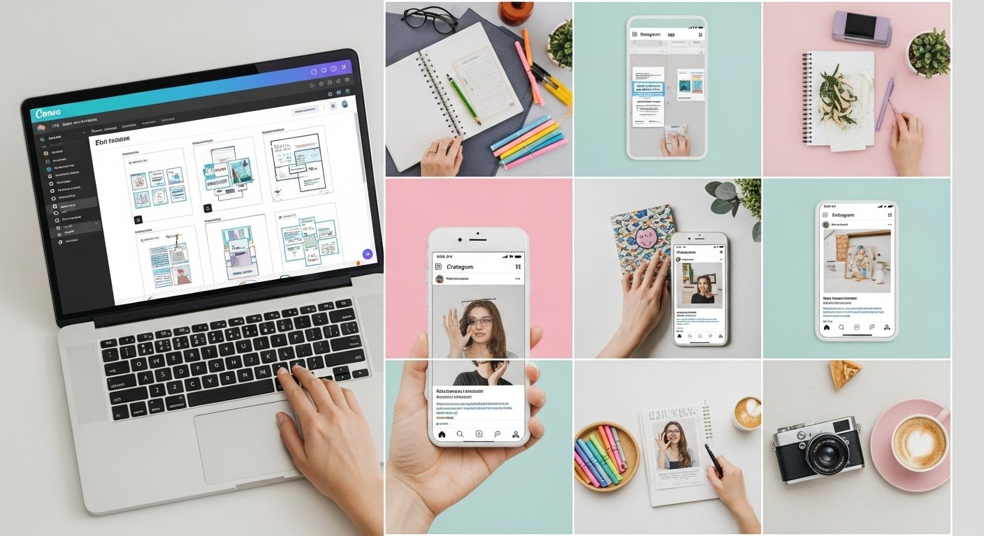 How To Create Editable Canva Templates & Instagram Posts for an Attractive Feed