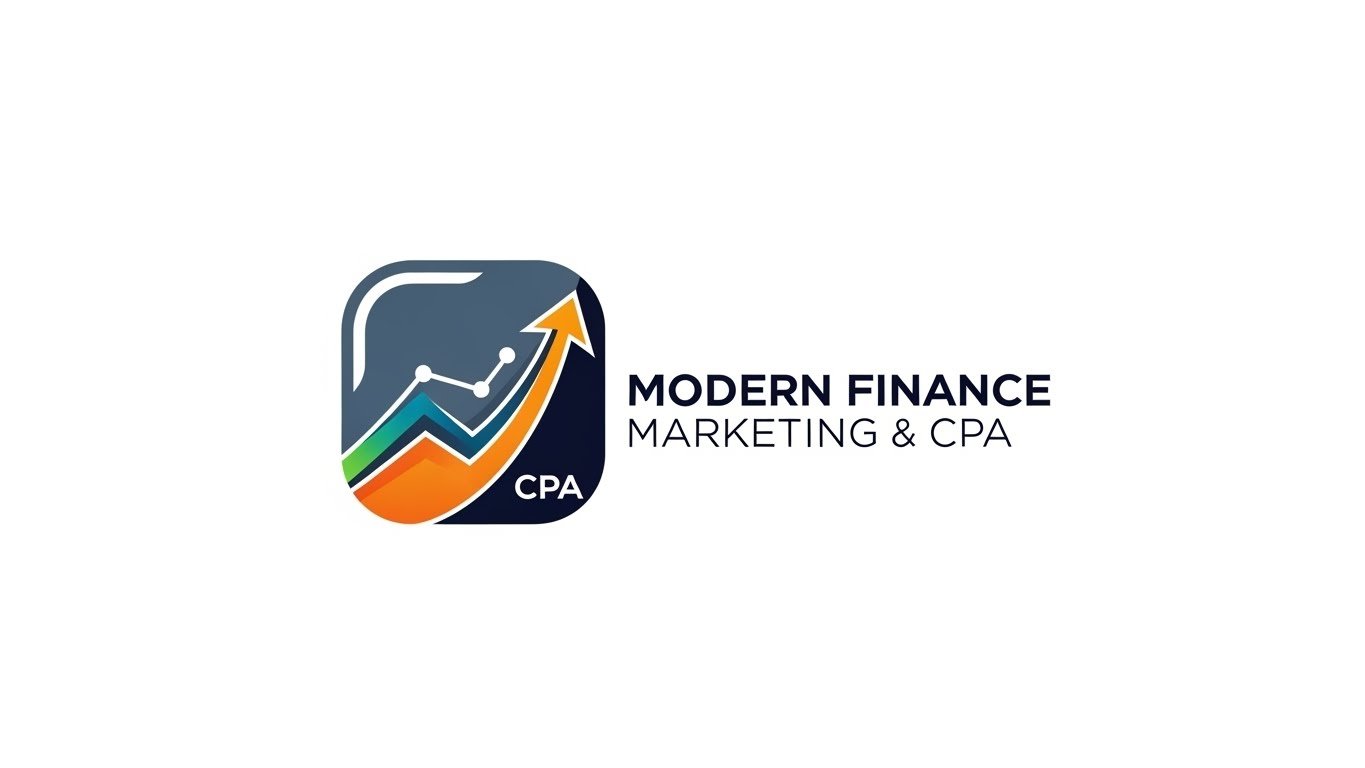 How To Create Modern Finance Marketing & CPA Logo Design