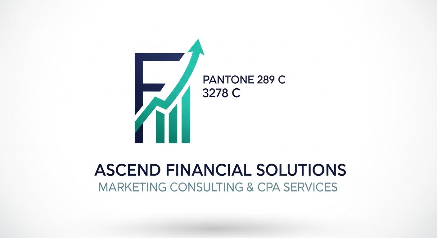 How to Create a Modern Finance, Marketing Consulting & CPA Logo Design | Branding Tips