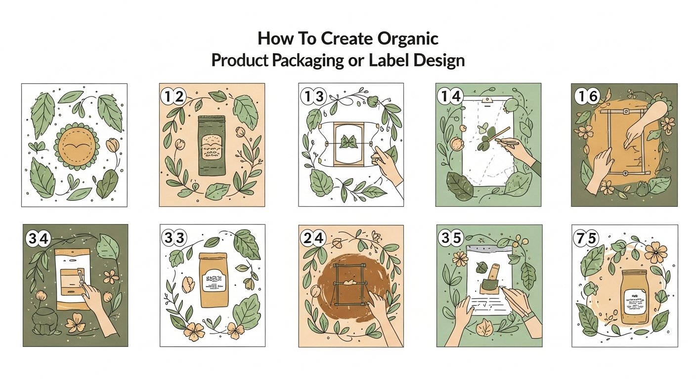 How To Create Organic Product Packaging or Label Design