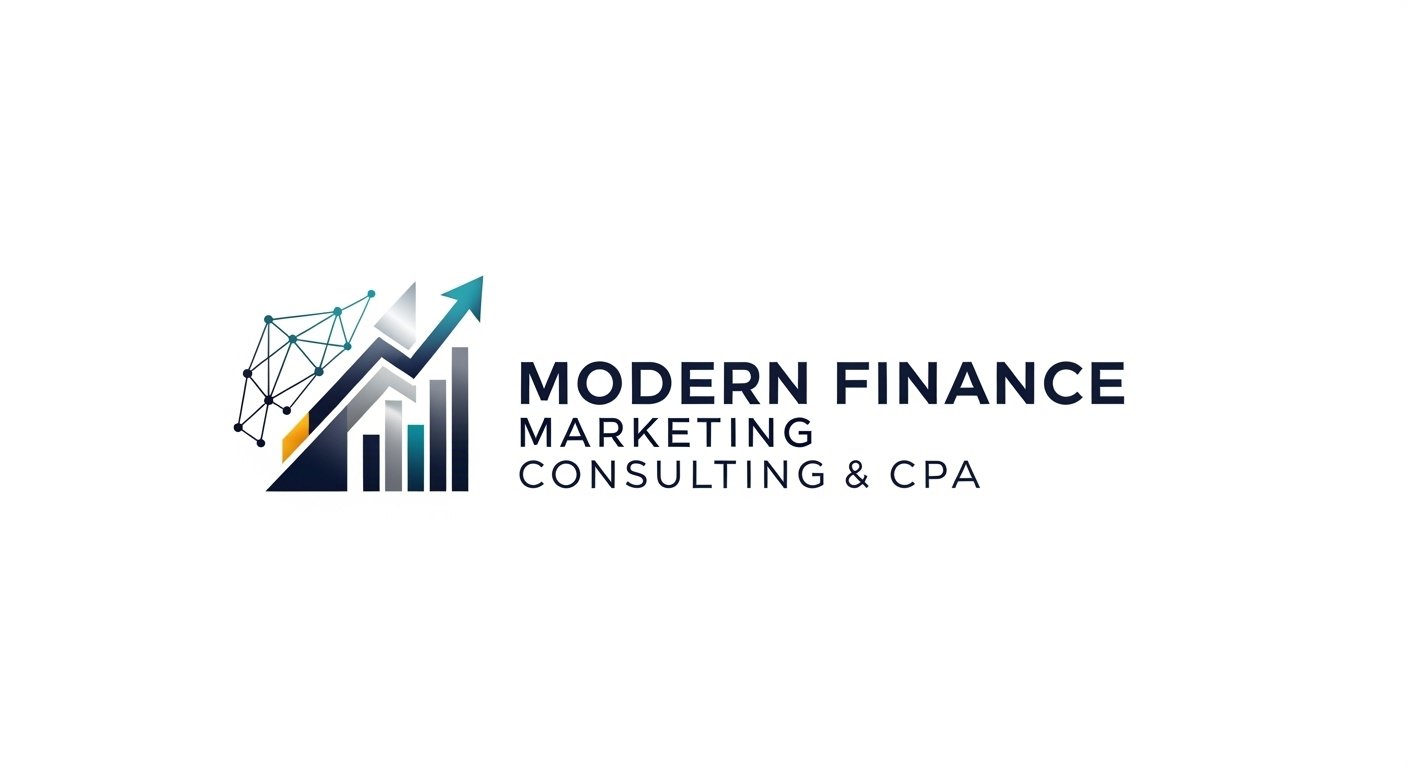 How To Do Modern Finance Marketing Consulting & CPA Logo Design