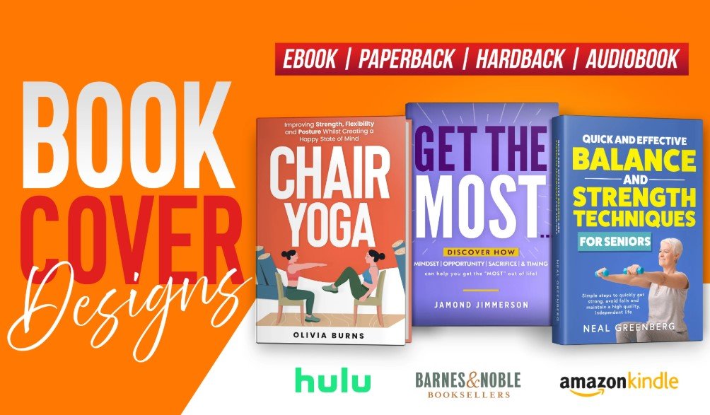 I will design a professional non fiction book cover, ebook & minimalist cover