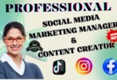 📱 I Will Be Your Social Media Marketing Manager & Content Creator