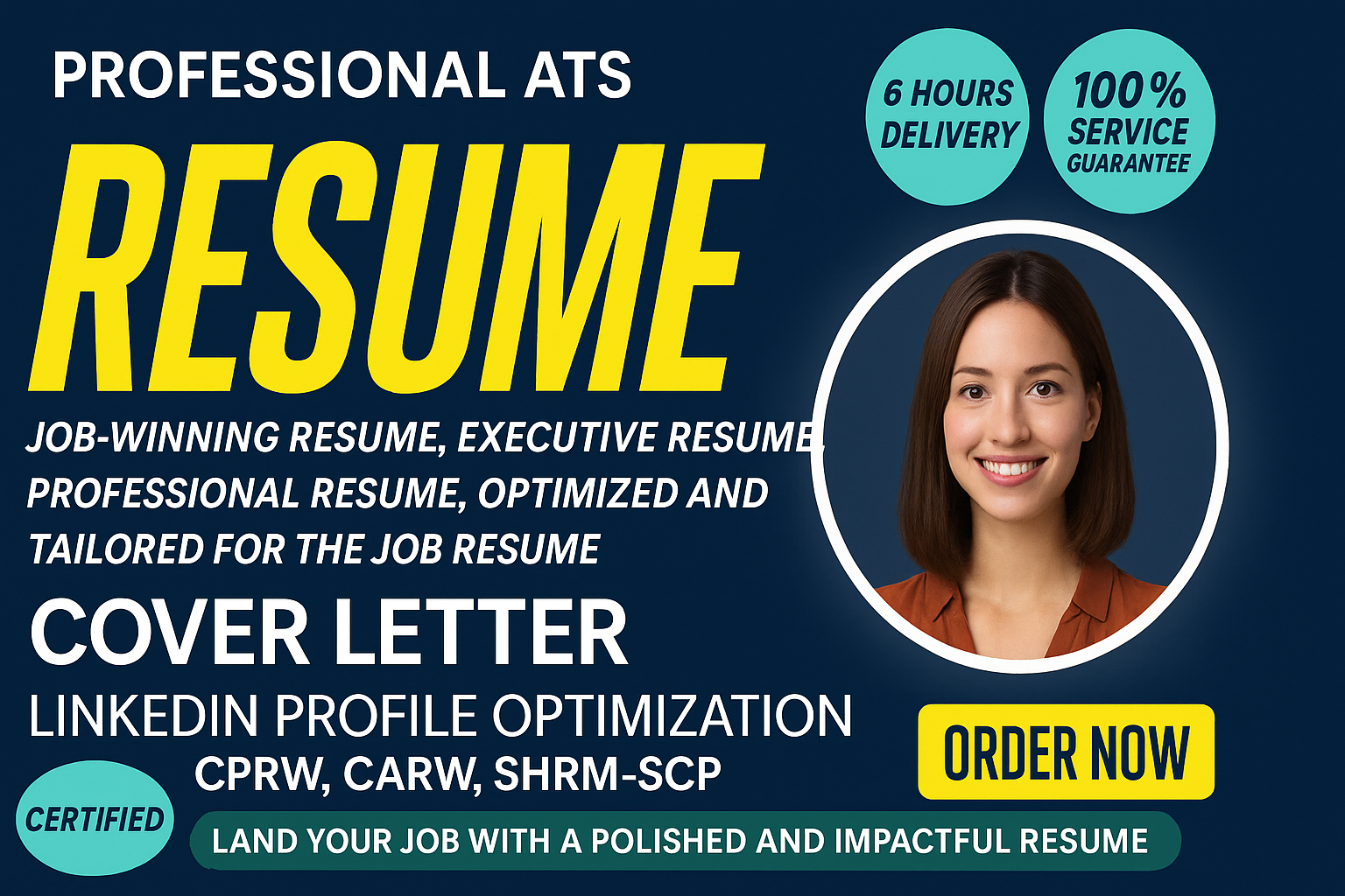 I will design resume and rewrite your cv as a professional CV maker