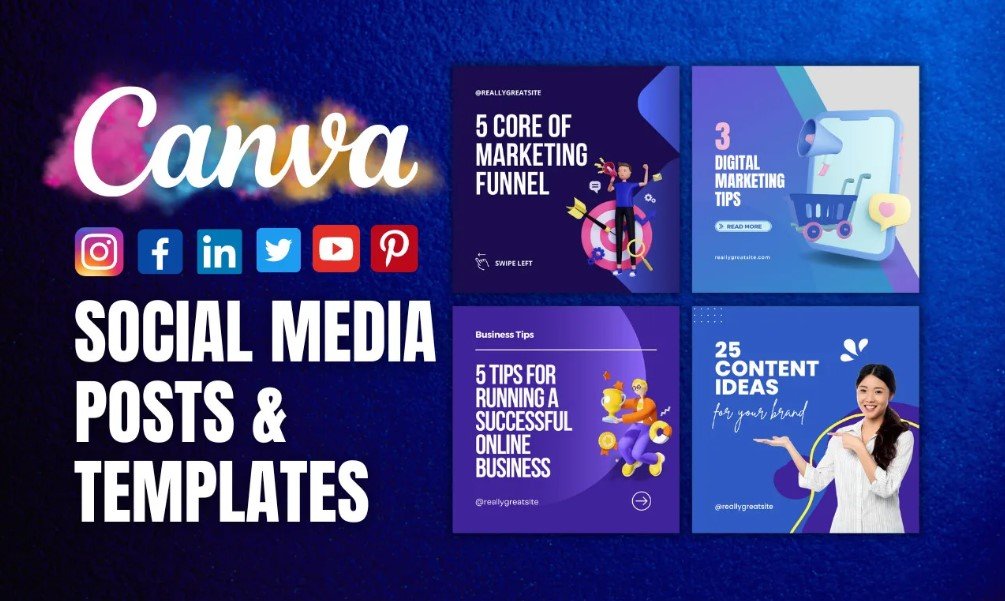 I will do editable canva templates and instagram post design for an attractive feed