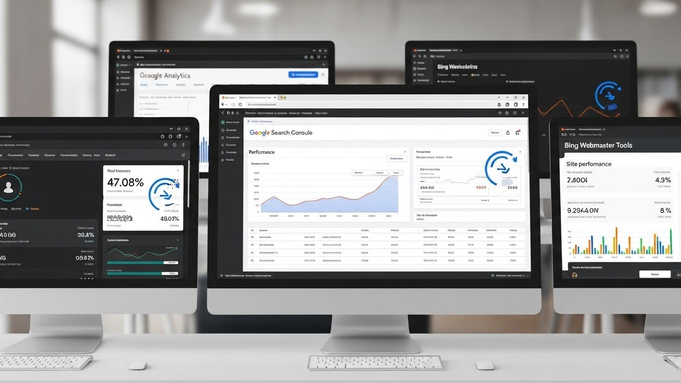 I Will Update Google Search Console, Analytics, and Bing Webmaster Tools for Your Website