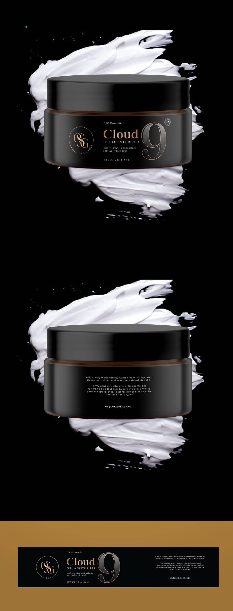 I will make cosmetic skincare product label and packaging design