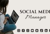 I will be your social media marketing manager and content creator