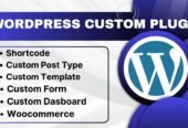 I will create a custom wordpress plugin or theme for you