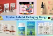 You will get organic product packaging or label design