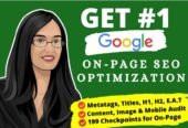 I Will Do the Best On-Page SEO Optimization for Your Website