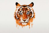 I will make tiger head logo design for your business