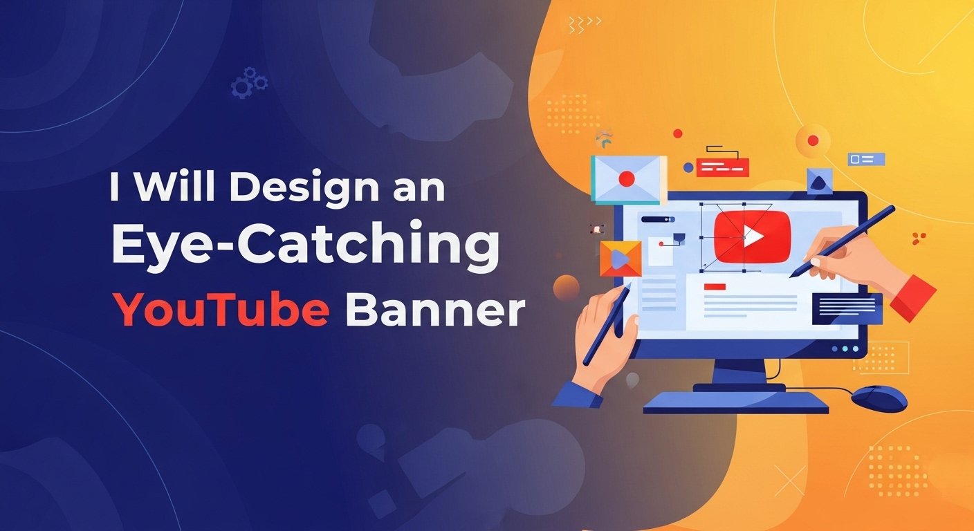 I Will Design an Eye-Catching YouTube Banner