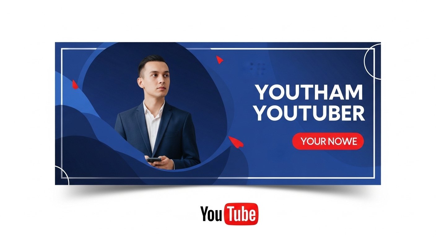 I Will Design an Eye-Catching YouTube Banner for Your Channel