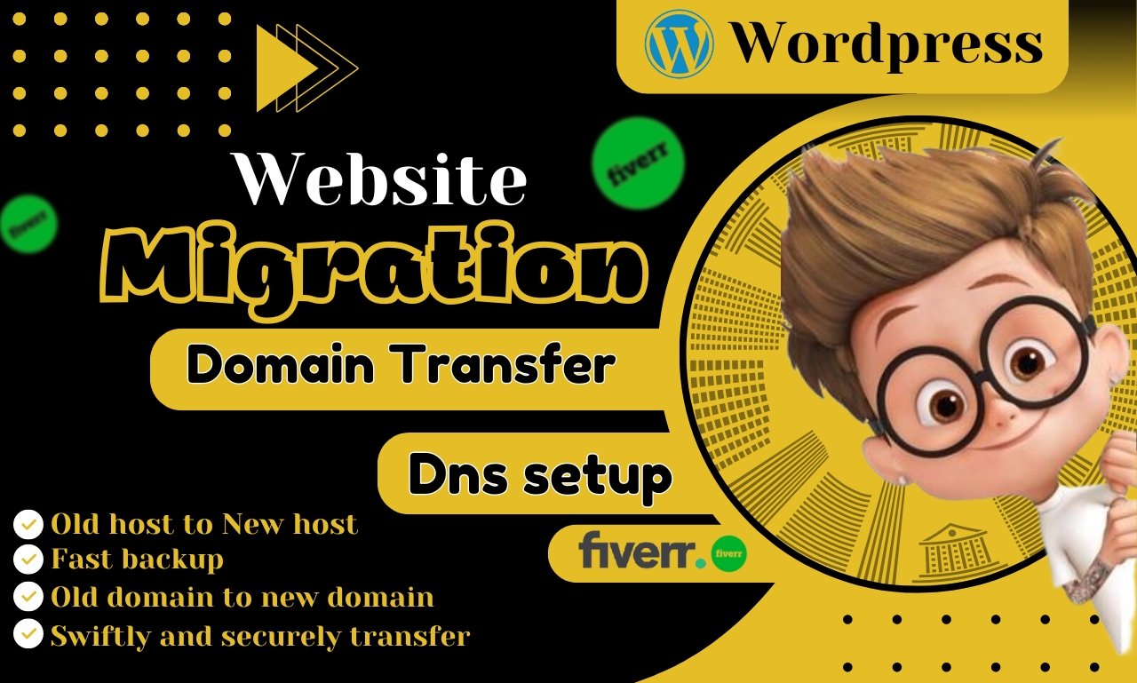 I Will Backup, Migrate, or Transfer Your WordPress Website in 2 Hours