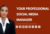 I Will Be Your Social Media Marketing Manager & Content Creator